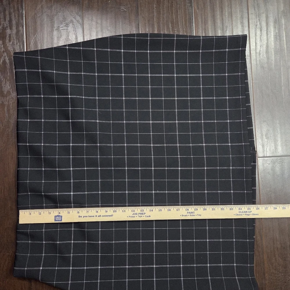 EVRI Black and White Checkered Women's Skirt Size 3X - Picture 5 of 9